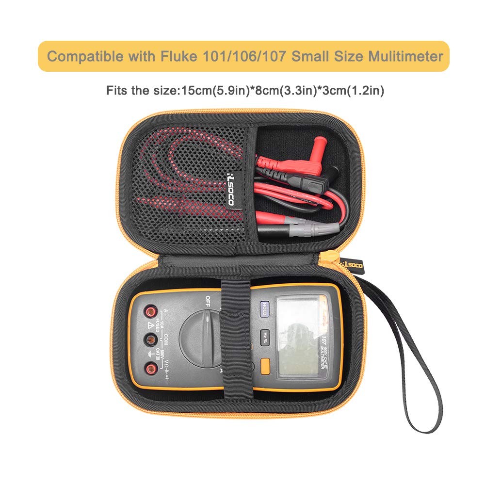 Hard Case for Fluke 107/101/106 Handheld Digital Multimeter | Compact Design ...