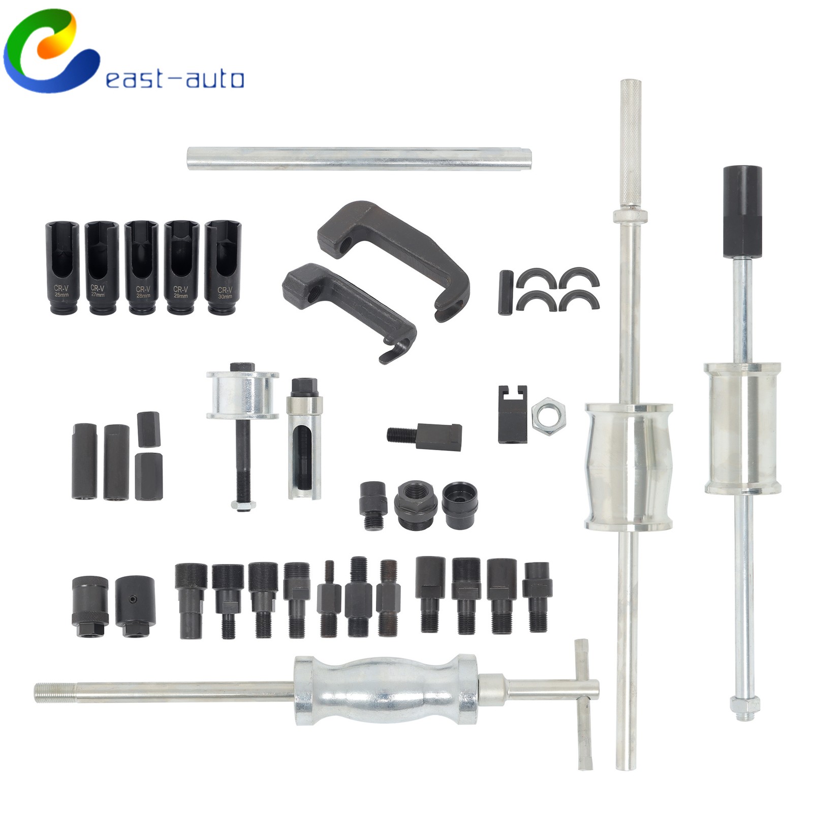 Universal 40Pcs Diesel Injector Remover Slide Hammer Puller Extractor Kit