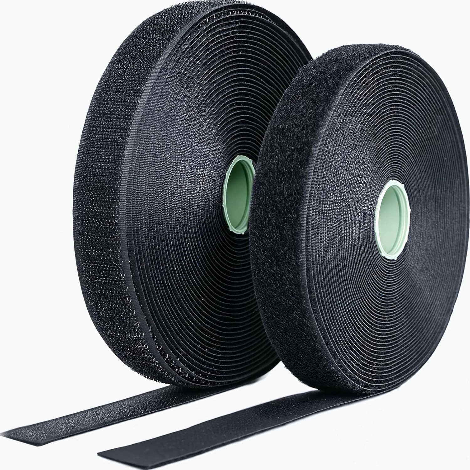 1 Inch x 33 Ft Sew On Hook and Loop Tape, Industrial Strength Nylon Fabric Faste