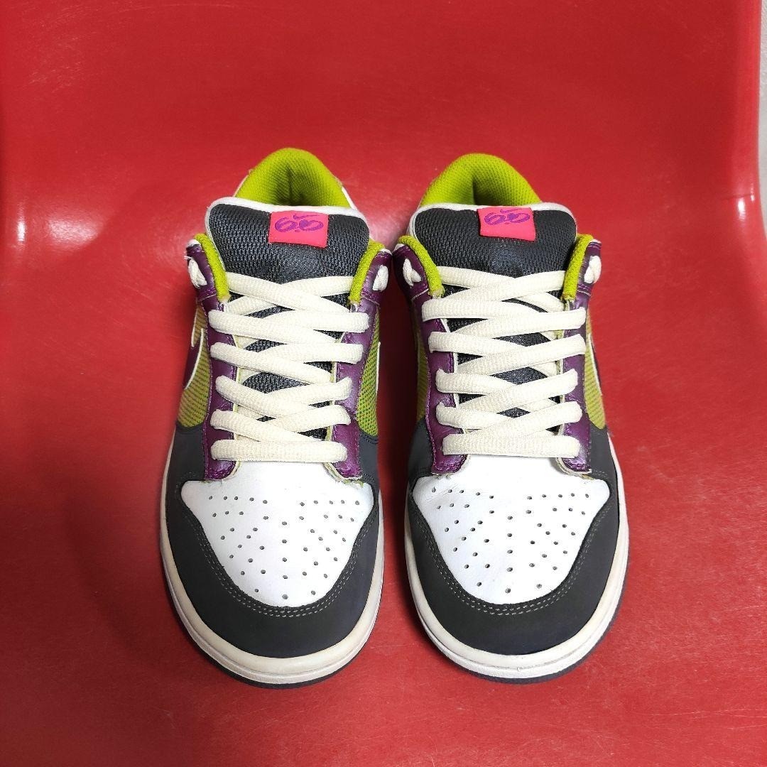 Nike Sneakers Shoes Dunk Low 6.0 Green Purple 314141-300 Men's US9 / JP27 EX