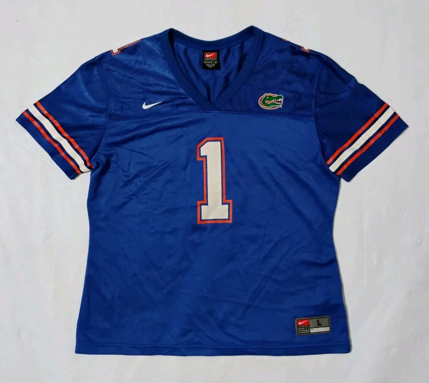 Vintage Youth Nike Florida Gators #1 Football Jersey Size L (12-14)