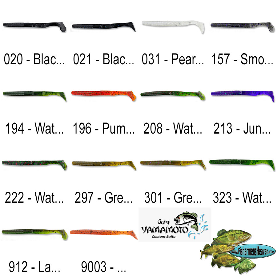 Yamamoto Swim Senko 5 Inch Soft Plastic Baits Any Color 31-10 Fishing Lures