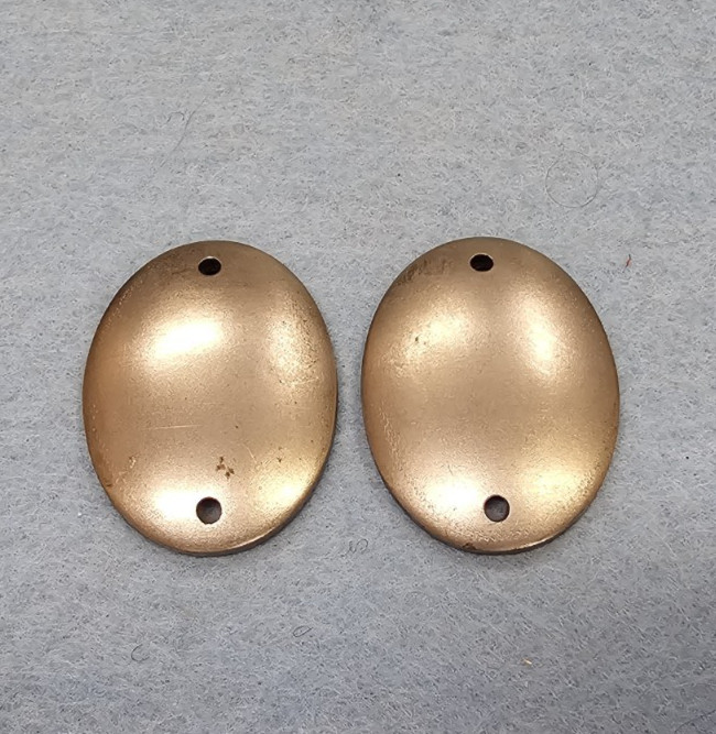 Rifle Pistol Grip Cap Large Size Blank from Bieson Gunsmith Estate Set of two...