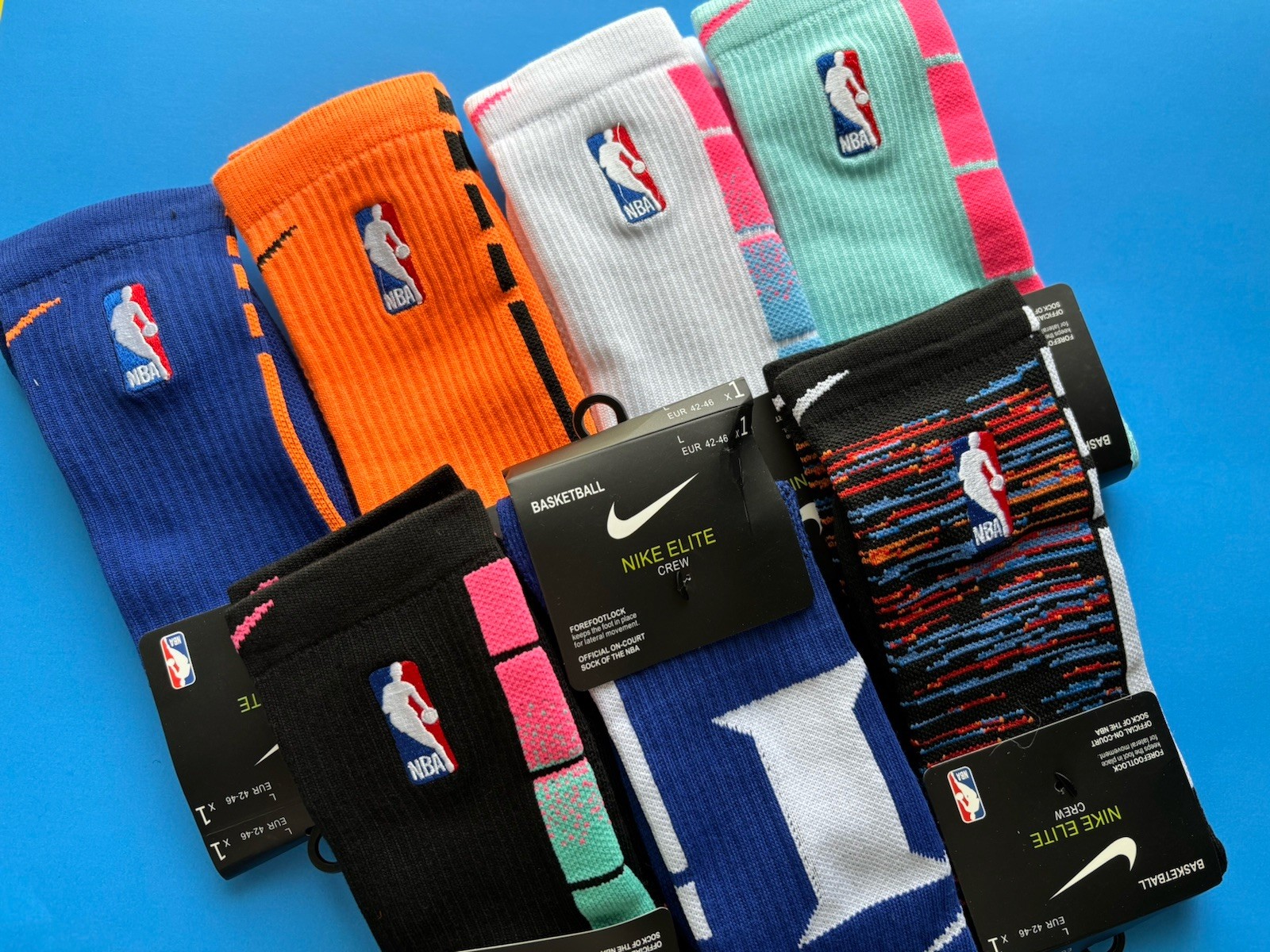 NIKE ELITE BASKETBALL NBA DRI FIT CREW CHOOSE 1 OR MORE DUKE NWT!