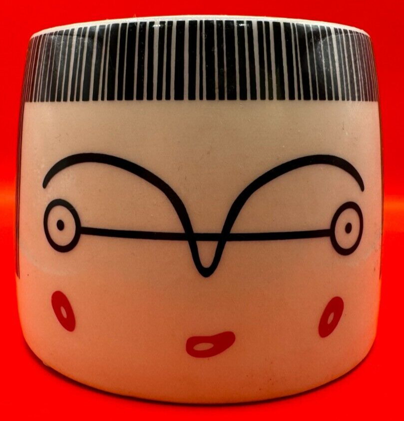 Ceramic Face Vase/Dish - Approx. 7cm Tall (a)
