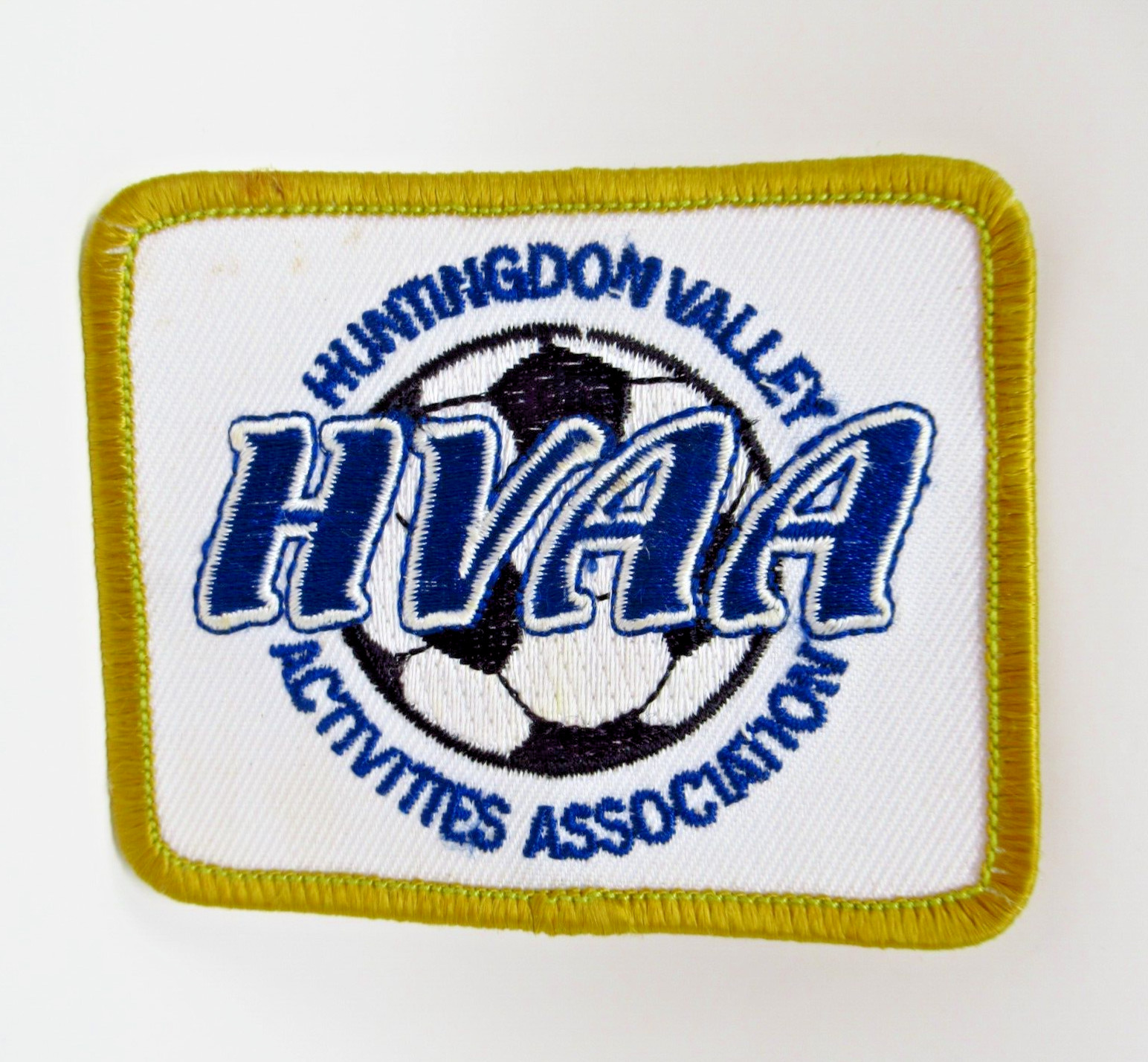 HVAA Soccer Patch Huntingdon Valley Activities Association Vintage Sew-On