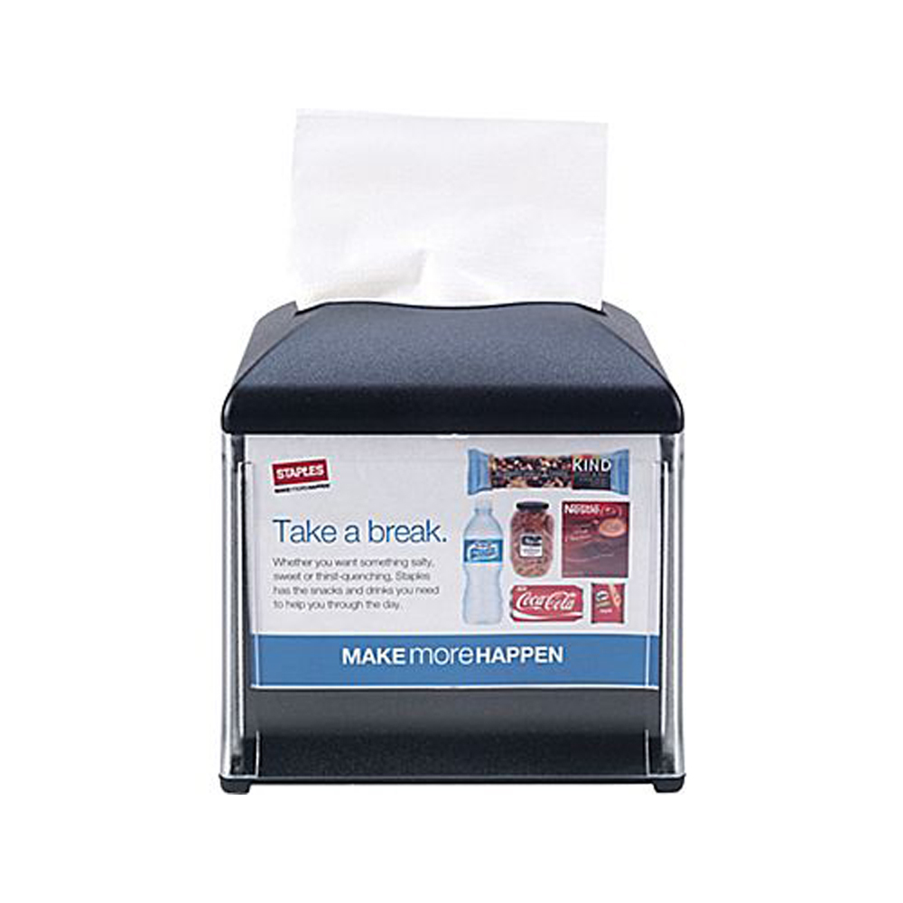 Tork Xpressnap® Cafe Dispenser, Black, W 5.9" x H 6.2" x D 5.9", Black