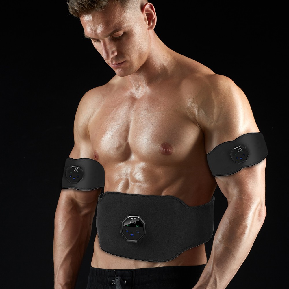 EMS Abdominal ABS Fit Muscle Stimulater Training Gear Fitness Gym Workout Belt