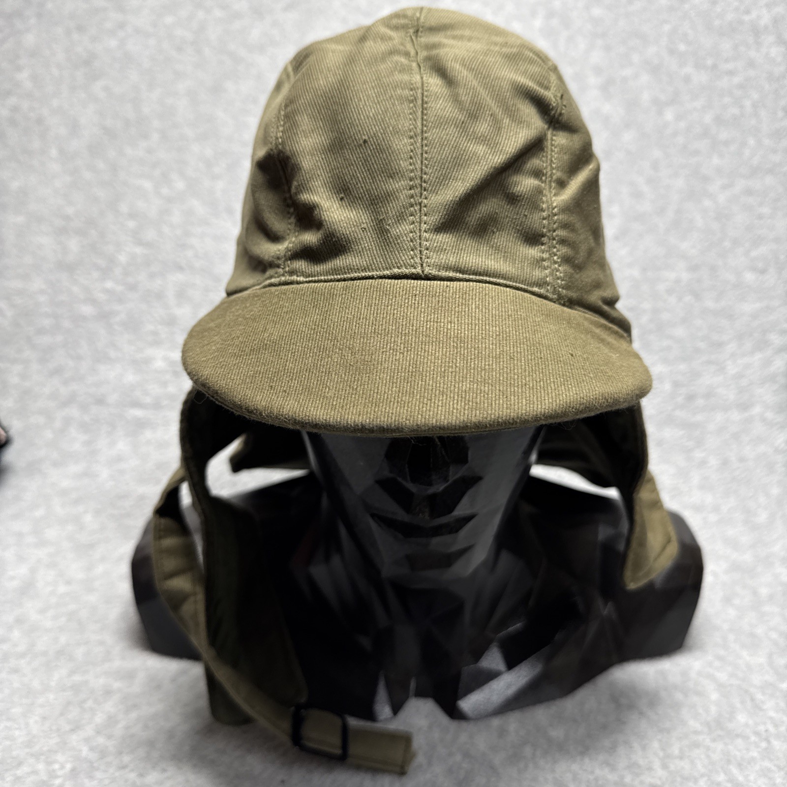 USN Green Navy Department Contract NXss 26131 weather hood hat sz 7 1/2