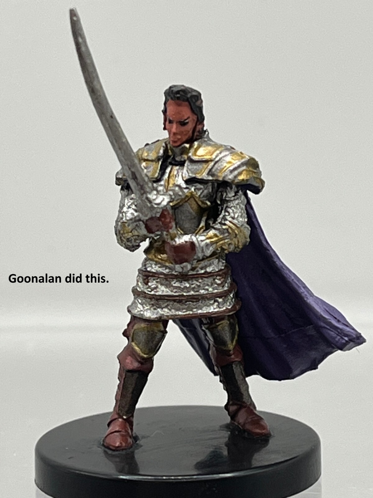 D&D Pathfinder Mini Dungeon Mad Mage 23 Human Paladin of Vengeance UC