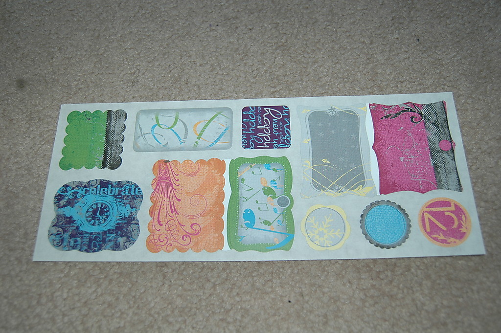 Creative Memories New Years Celebration 2010 Stickers
