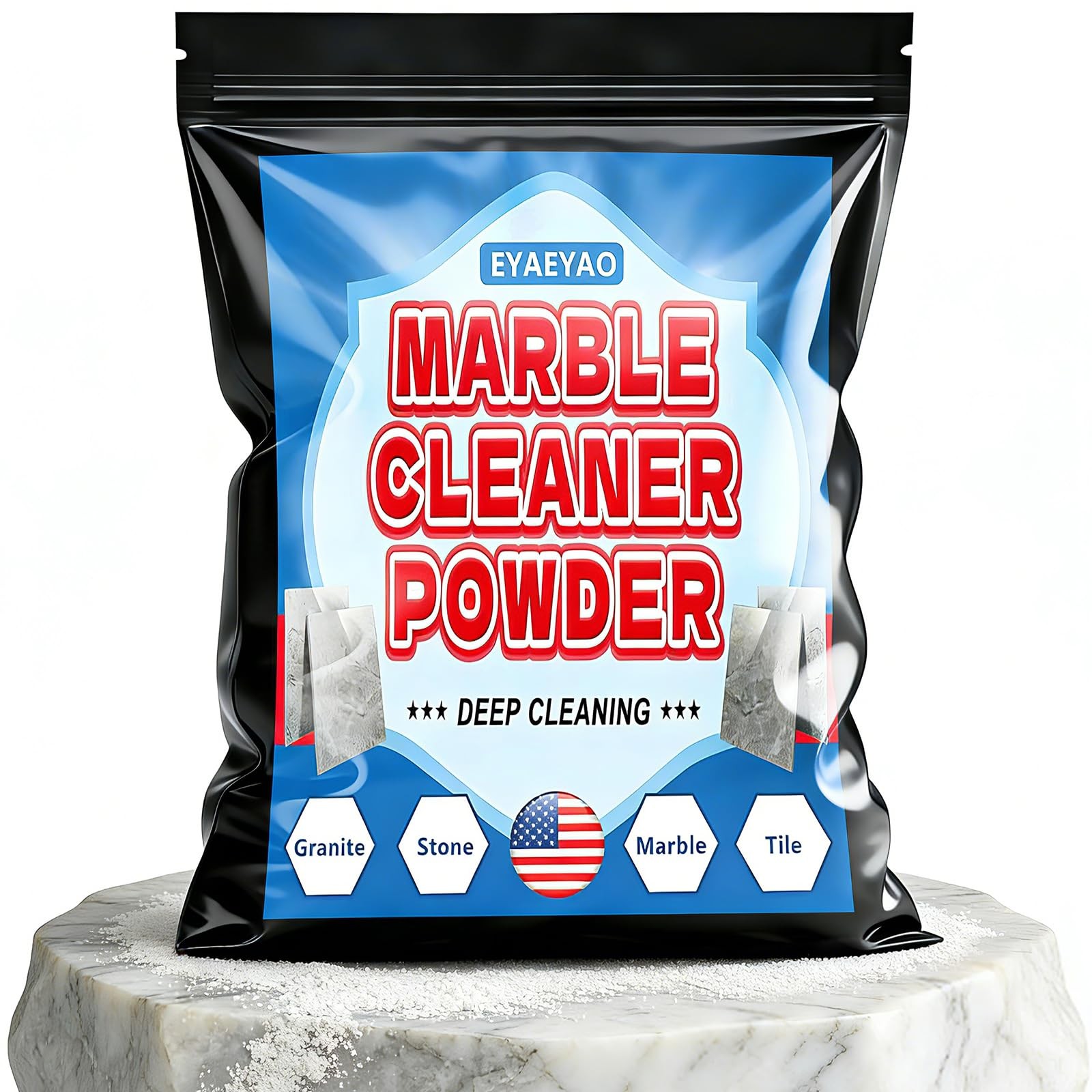 Granite Countertop Cleaner Powder, Marble Cleaner Powder, Marble Polishing Po...