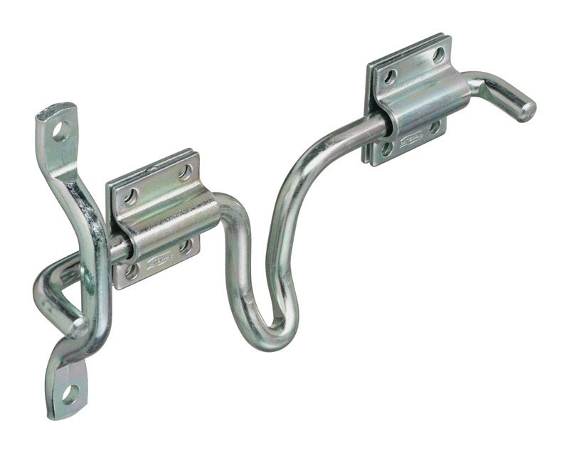 National Hardware N160-747 Zinc Plated Hot Rolled Steel Sturdy Door & Gate Latch