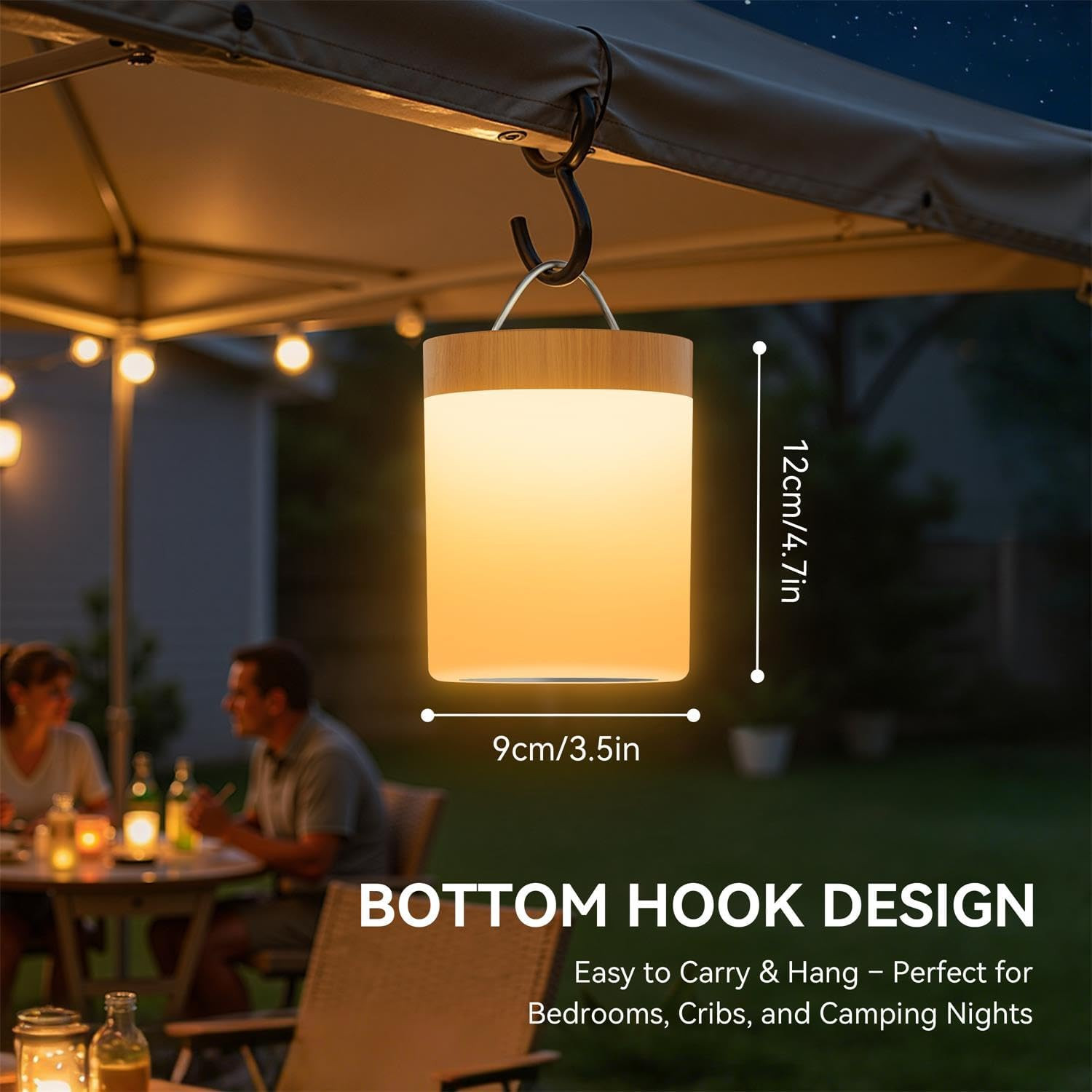 LED Night Light Bedside Lamp Touch and Remote Control Dimmable Tabletop 13 Color