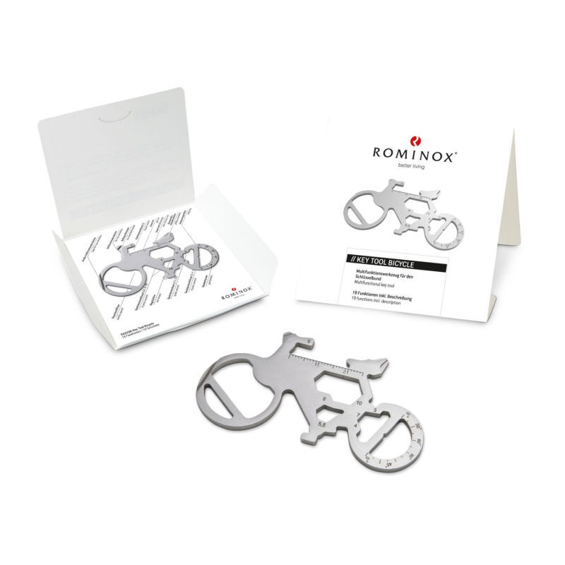 Multitool keychain Rominox stainless steel new multifunction tool keytool