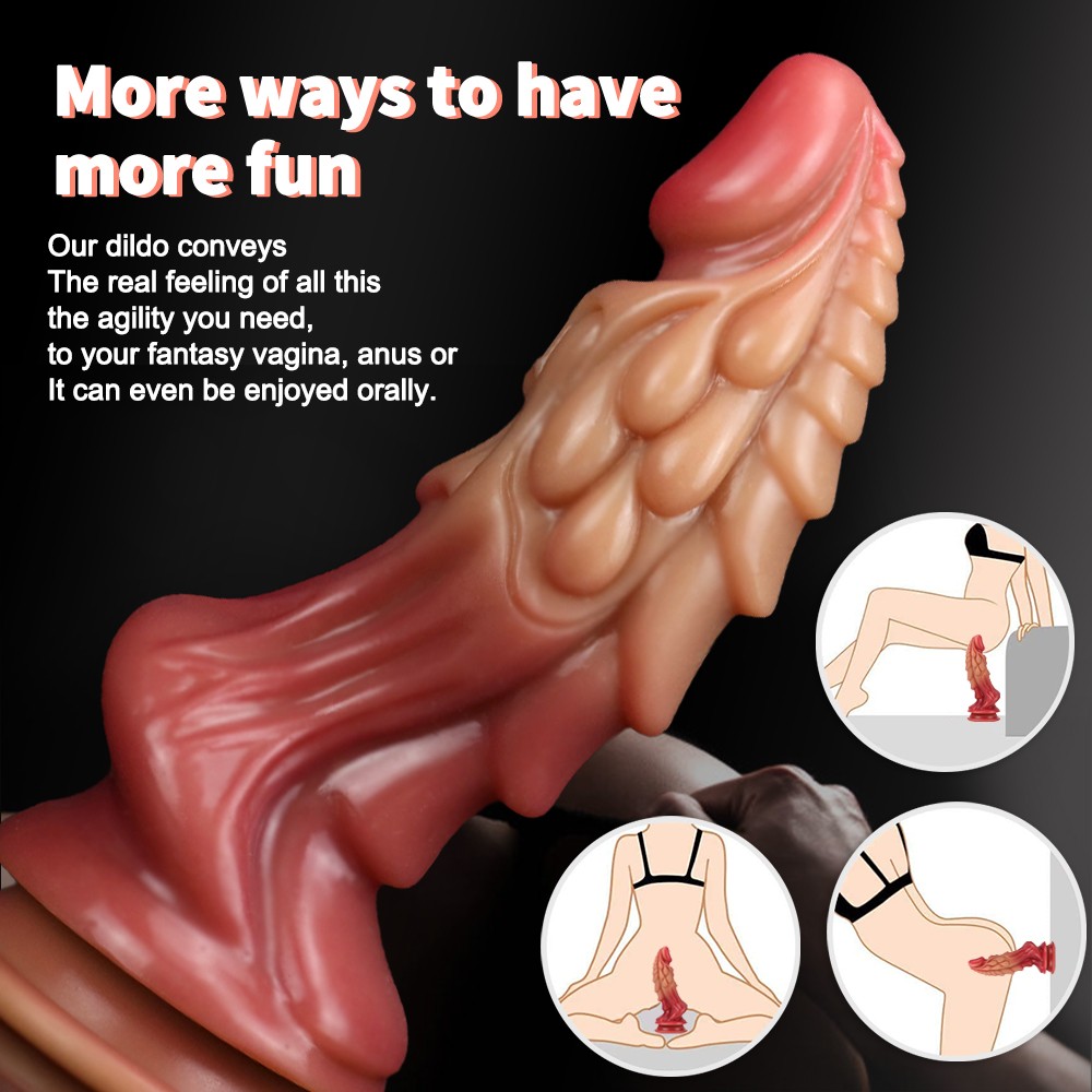 9" Huge Realistic Dildo Thick Big Penis Suction Cup G-spot Sex Toys for Women
