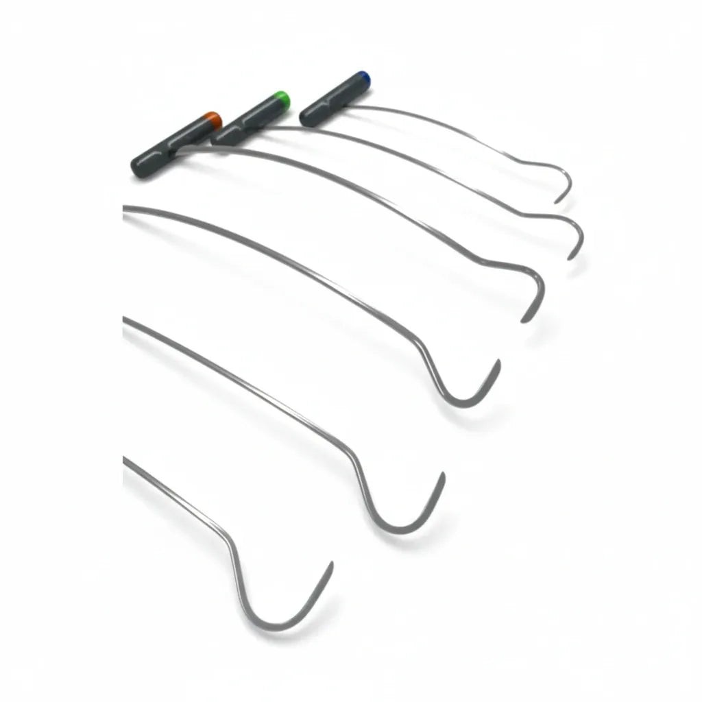 PDR INOX Lurencia Edition 6-Piece C-Bend PDR Rod Set (Sharp Tip)