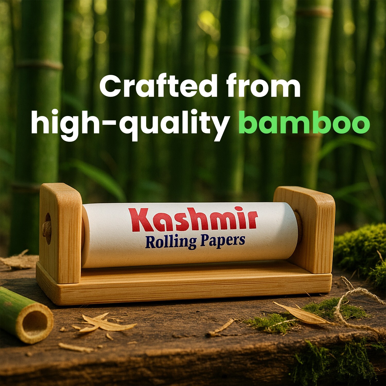 Rolling Papers Machine | Bamboo Hand Roller for rolling papers pack of 3