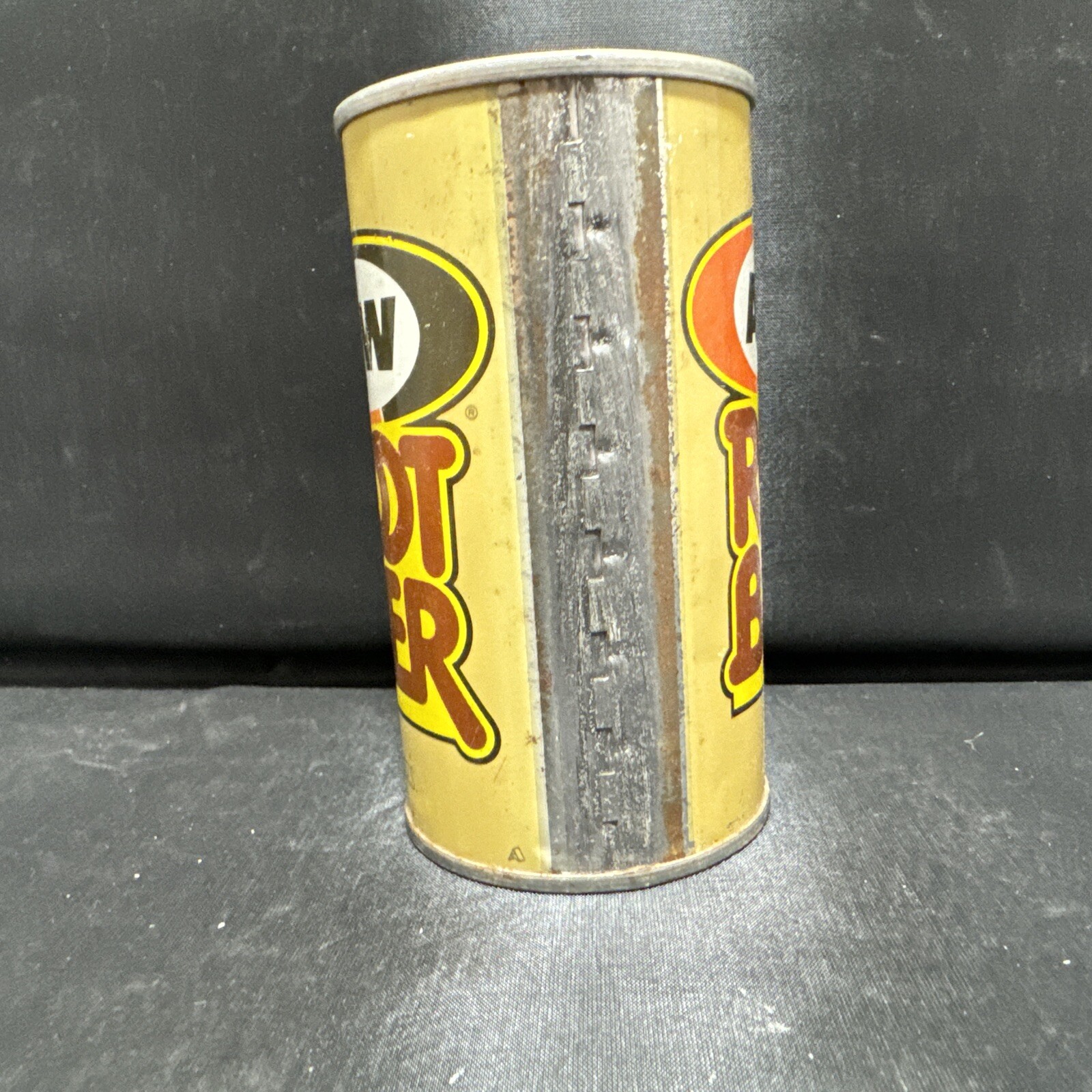 A&W Root Beer Can Two Hole Top