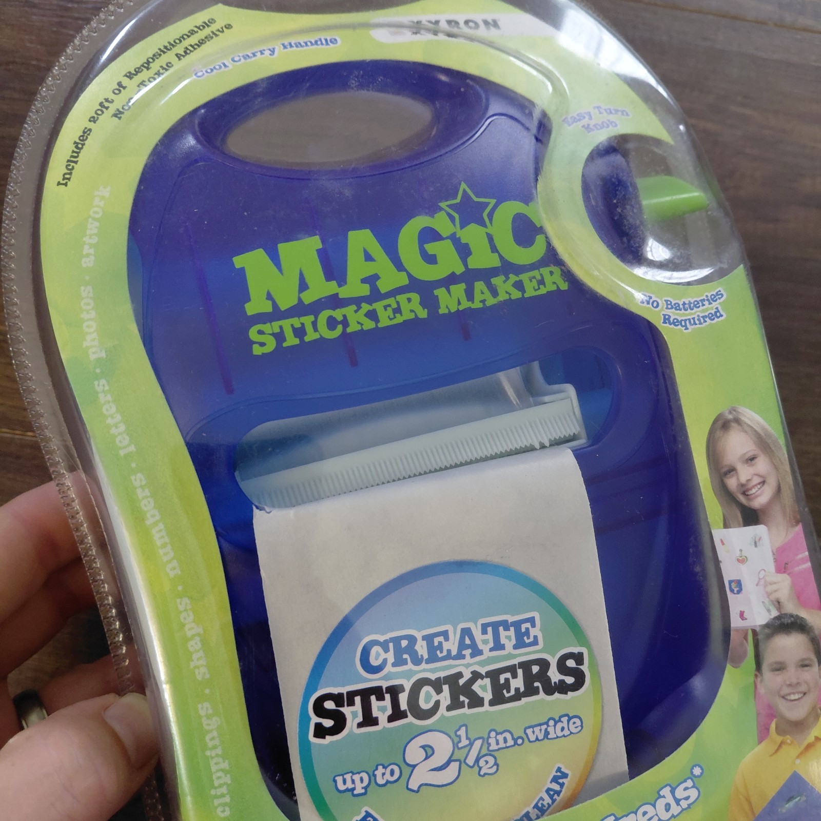 New / Unopened Xyron Magic Sticker Maker Create a Sticker 2 5" Kids Learning
