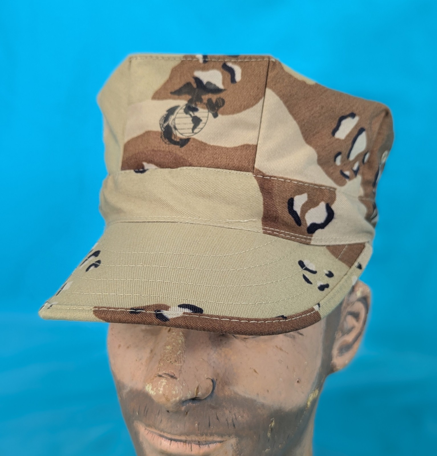 Desert Storm USMC Desert Camouflage Utility Cap X Large Free Shipping!