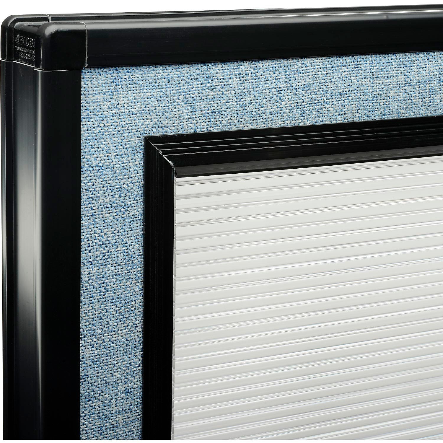 Global Industrial Office Partition Panel With Partial Window 36-1/4"W x 96"H