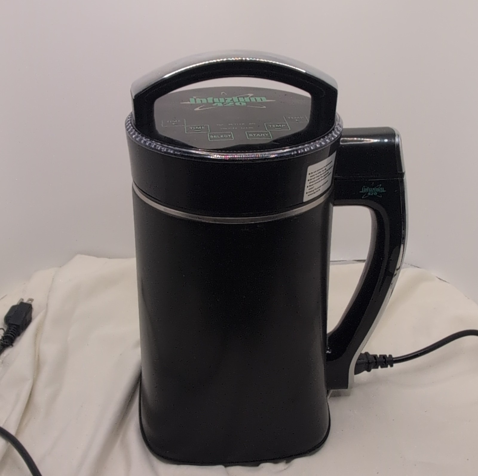 Infuzium 420 Butter Infuser Electric Black Stainless Steel Appliance