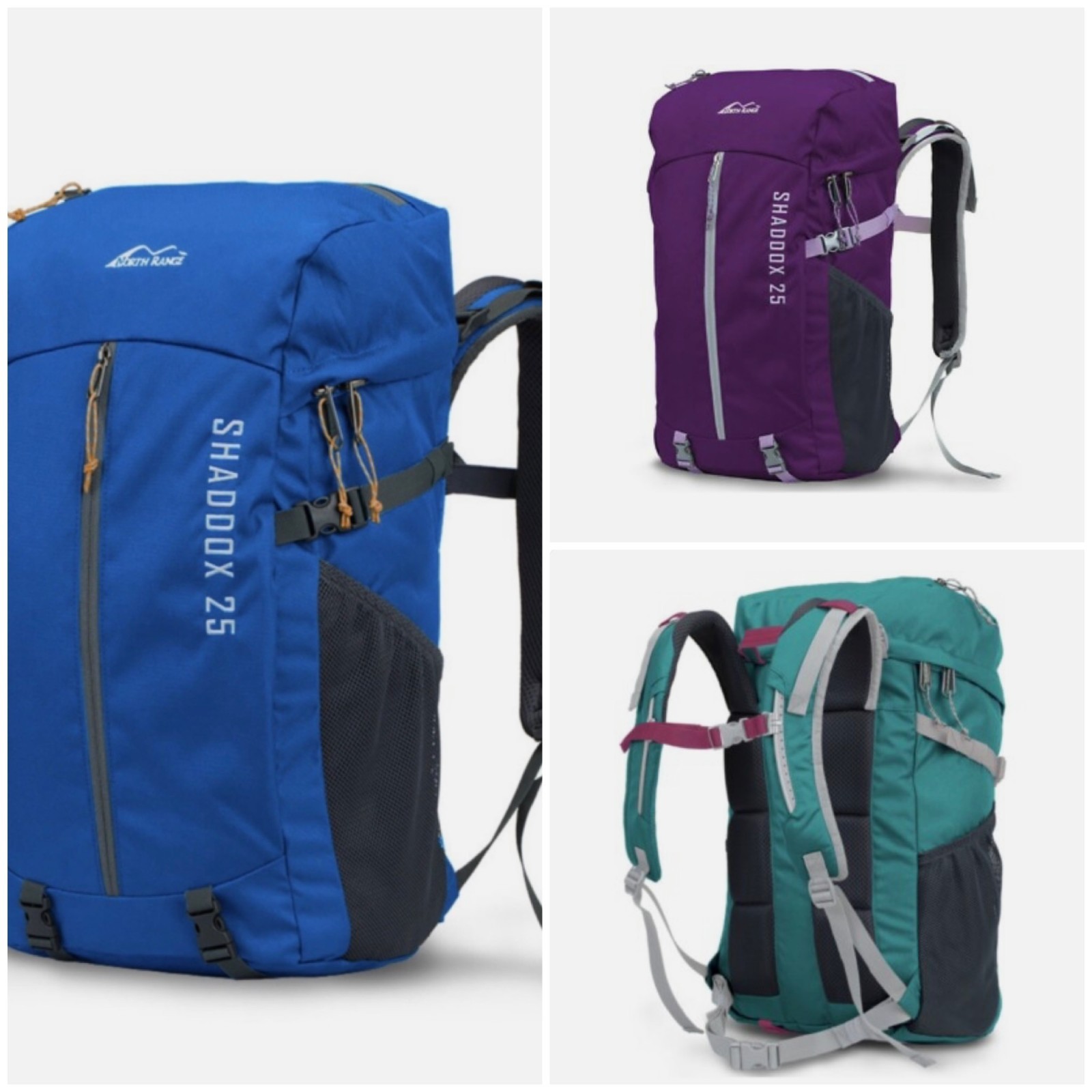 North Range, "Shaddox" 25L Hiking Camping School Carry-on Backpack | Waistbelt