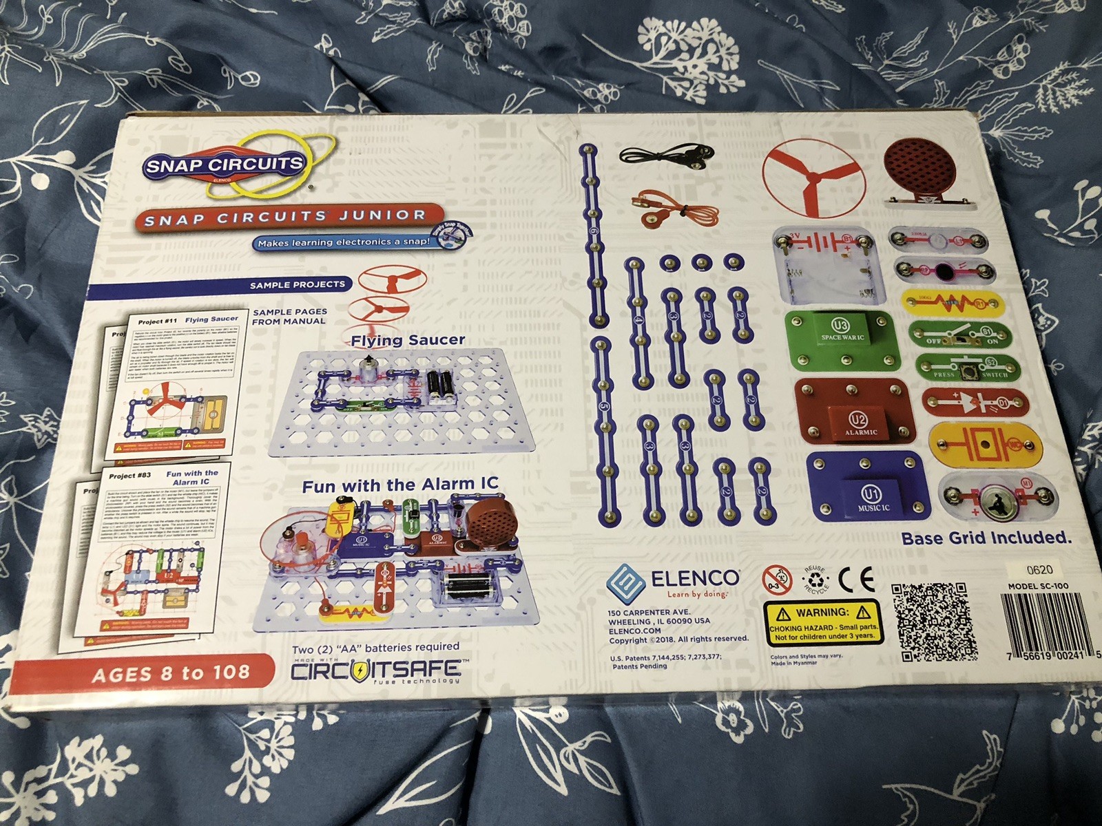 Snap Circuits Juniors Electronics Skill Builder Create 100 Projects Elenco