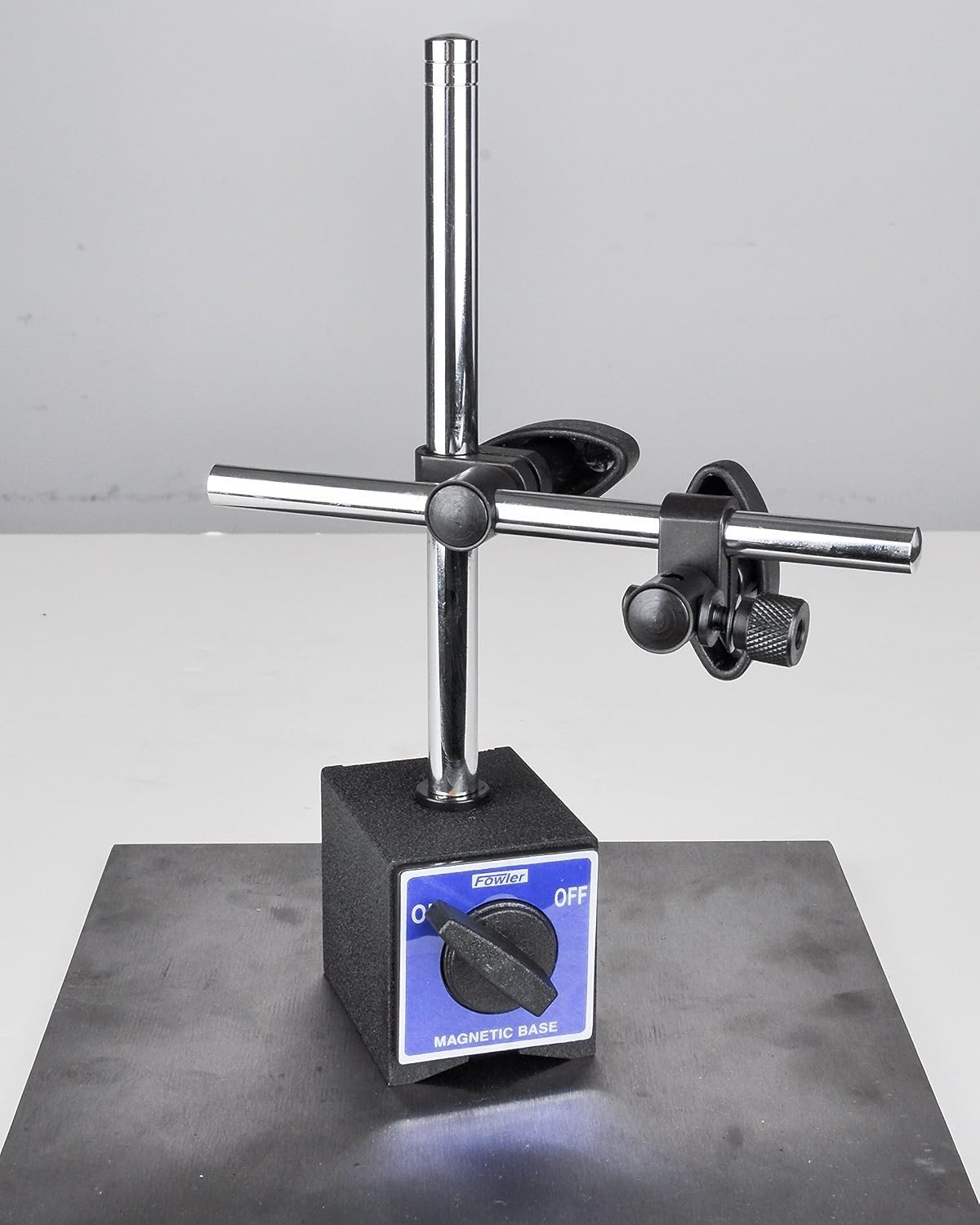Precision Dial Indicator Magnetic Base - 85 lbs Pull, Safe for Polished Surfaces