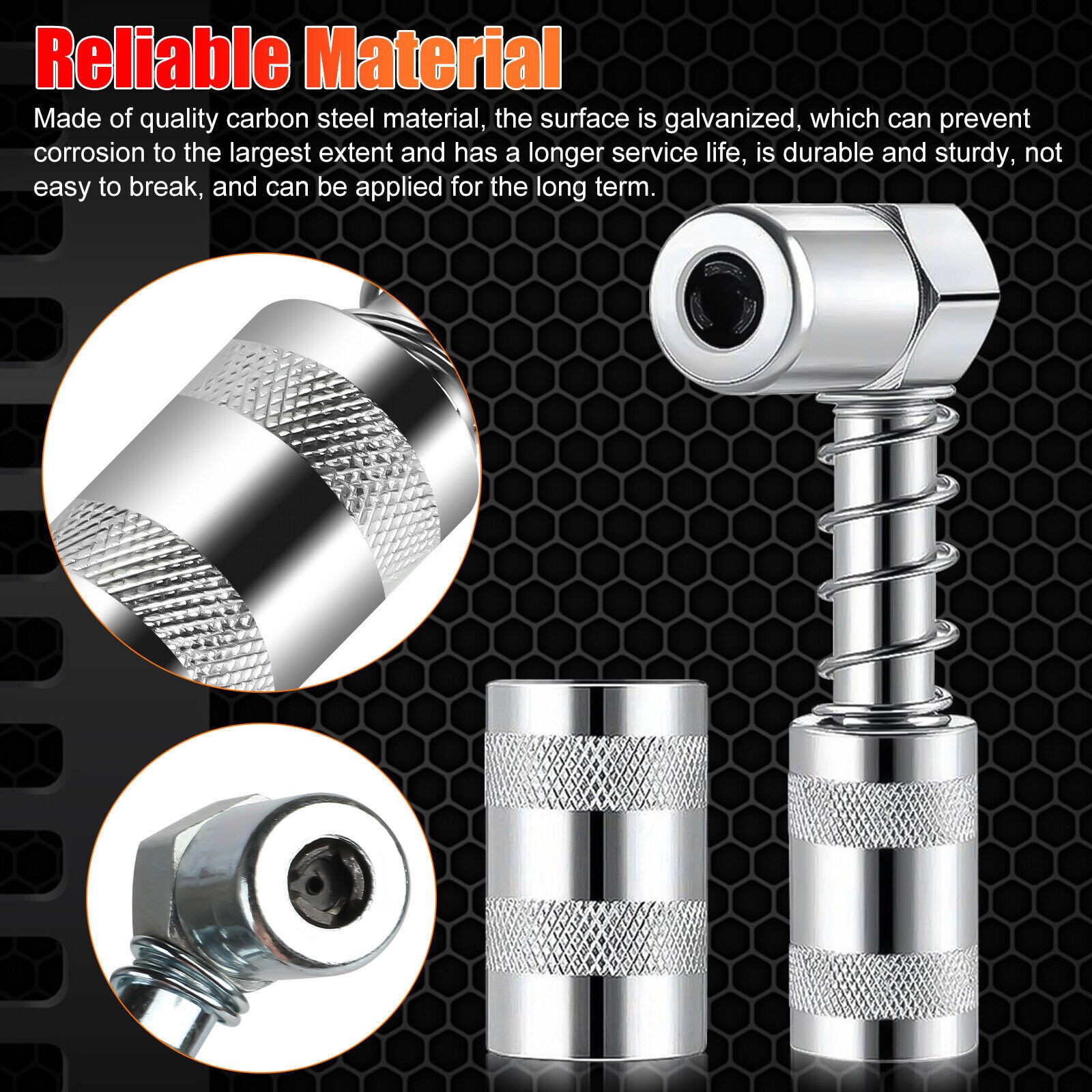 1PC Grease Nozzle Adapter Grease Gun-Accessory 90 Degree Grease Coupler Adapte