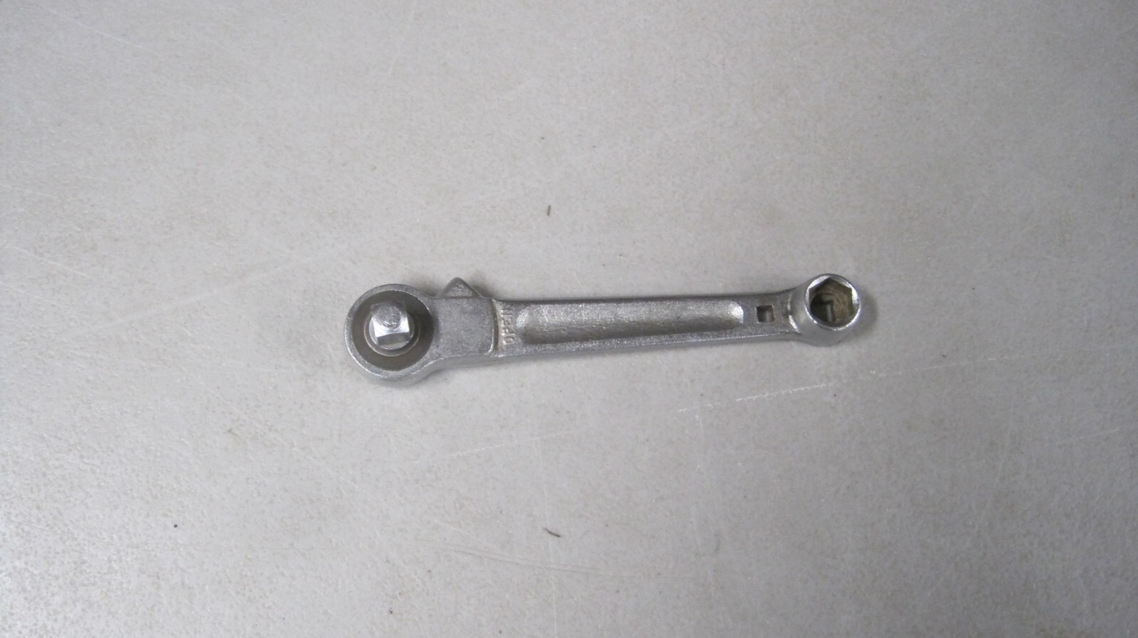 VINTAGE BONNEY WRENCH # RF-22 WITH WILLIAMS PUSH THROUGH 3/8" DR.