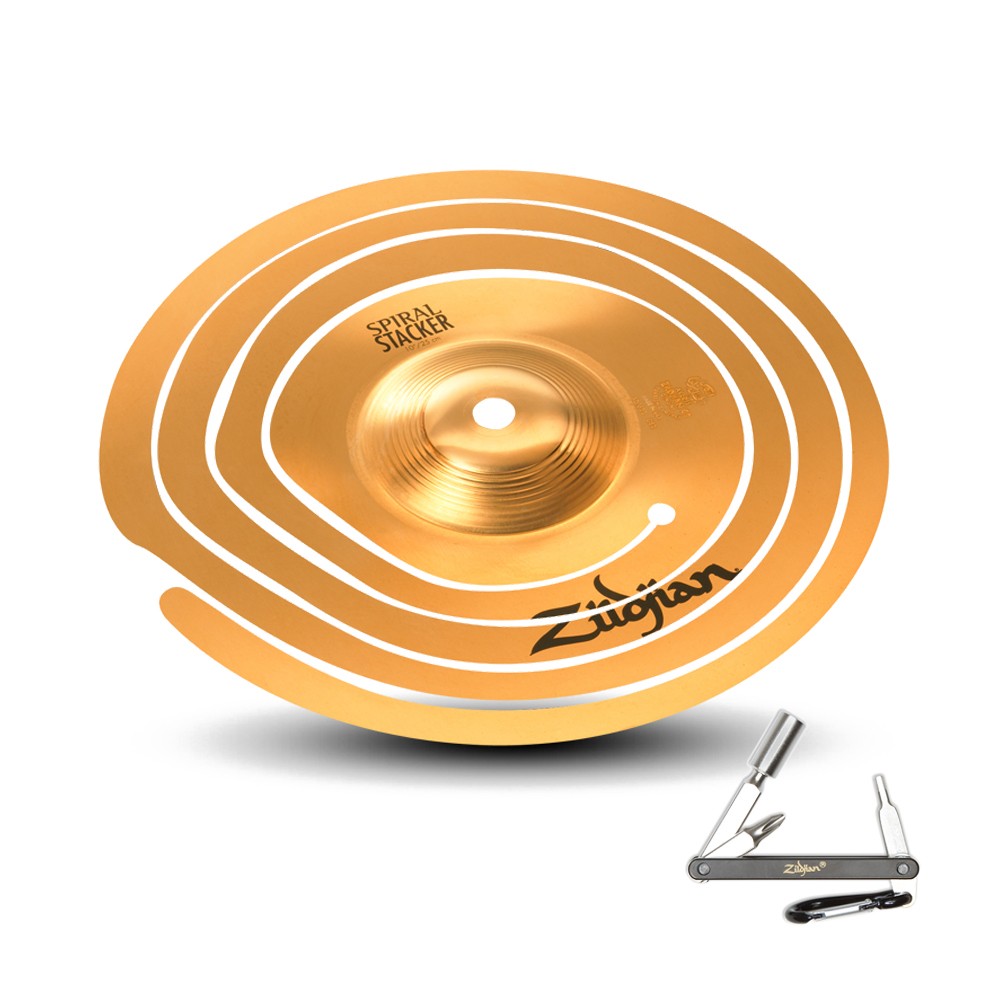 ZILDJIAN FXSPL10 10-INCH FX SPIRAL STACKER SPECIAL EFFECT CYMBAL -TRADITIONAL