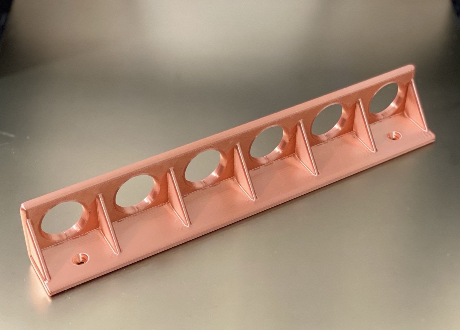 Wall Mounted Reloading Die Rack 7/8" Dillon, RCBS, Hornady, Lyman 3D Printed