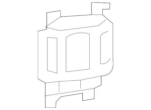 Genuine Mercedes-Benz Object Sensor Bracket 166-884-02-15