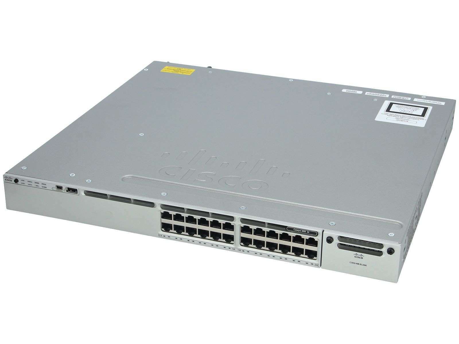 CISCO WS-C3850-24T-L 24-Port Gigabit  Managed  Switch  3850-24T-L  PWR-C1-350WAC