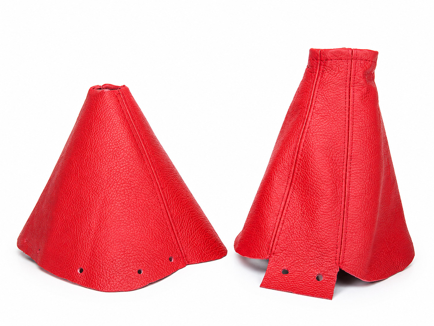 Shift & E Brake Boot Set For Nissan 300ZX Z32 1989-2000 Red Genuine Leather