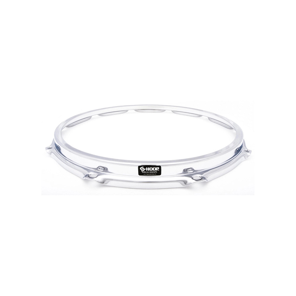 Ahead SHoop Drum Hoop Chrome 14 in., 10 Holes