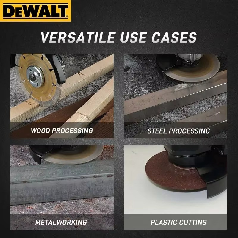 20V Cordless Brushless Angle Grinder 4.5"–6" Cutting & Grinding Tool with Guard