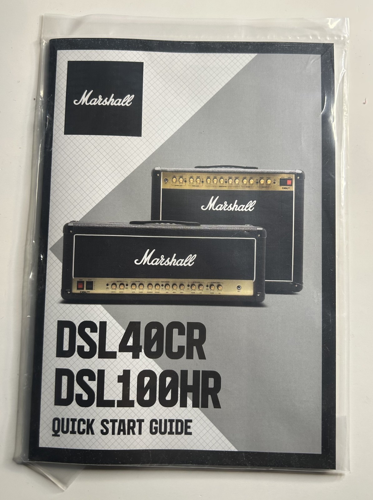 Marshall Amplifier DSL40CR DSL100HR Quick Start Guide Manual