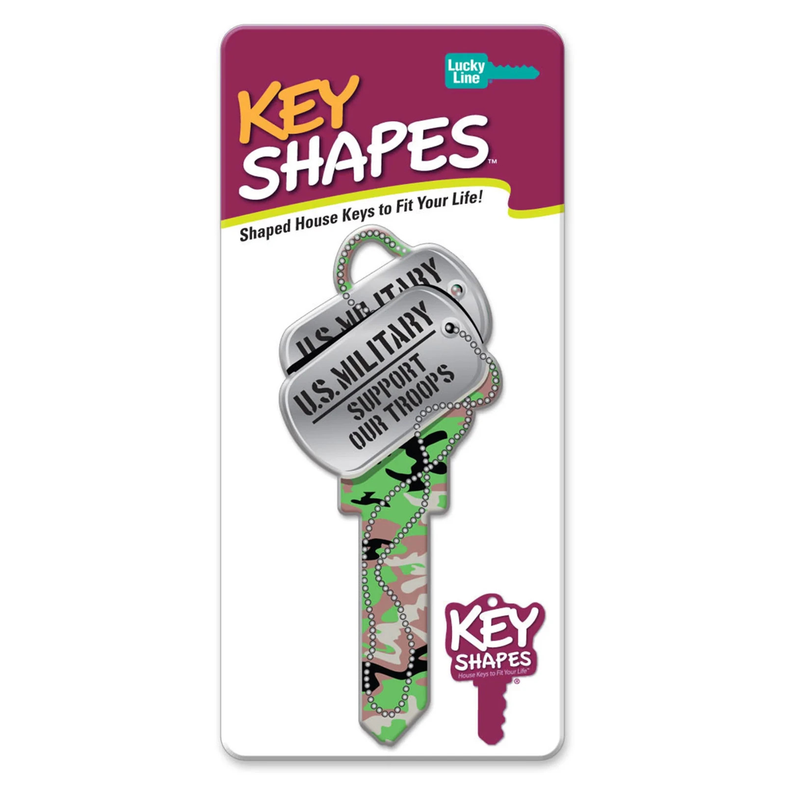 LUCKY LINE B141S DOG TAGS SCHLAGE SC1 KEYWAY HOUSE KEY SHAPES