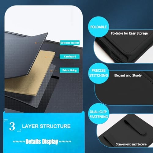 Tumecos Foldable Car Storage Without Eyeglass Clip & Clip-On