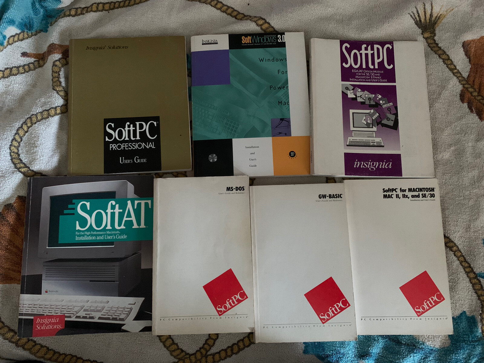Apple Macintosh Softpc Badge for Mac SE/30 Lot 7 Manuals
