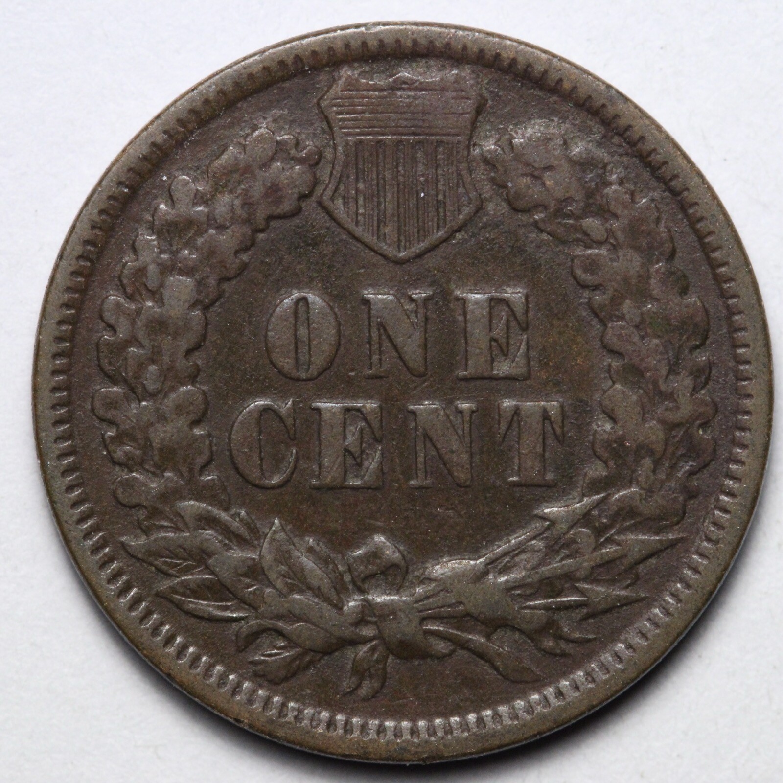 1897 Indian Head Cent Penny VF E338 DC