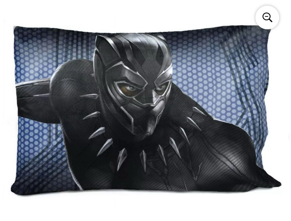 Franco Marvel Black Panther Standard Reversible Pillowcase 2 Pieces