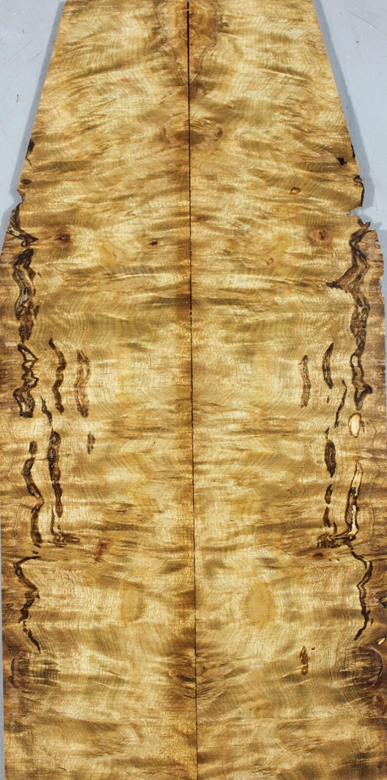 ZS045 Bookmatch Inlay Wood Ripple Golden Camphor Box Making Marquetry Veneer