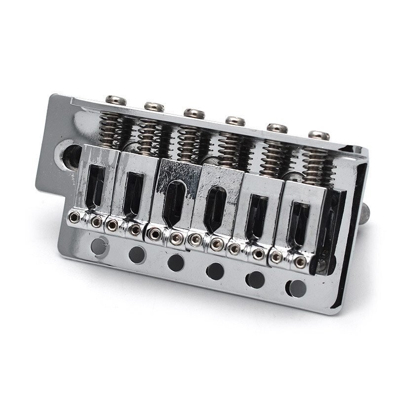 Single Locking Guitar Tremolo Bridge System for Stratocaster Strat SQ ST Chrome
