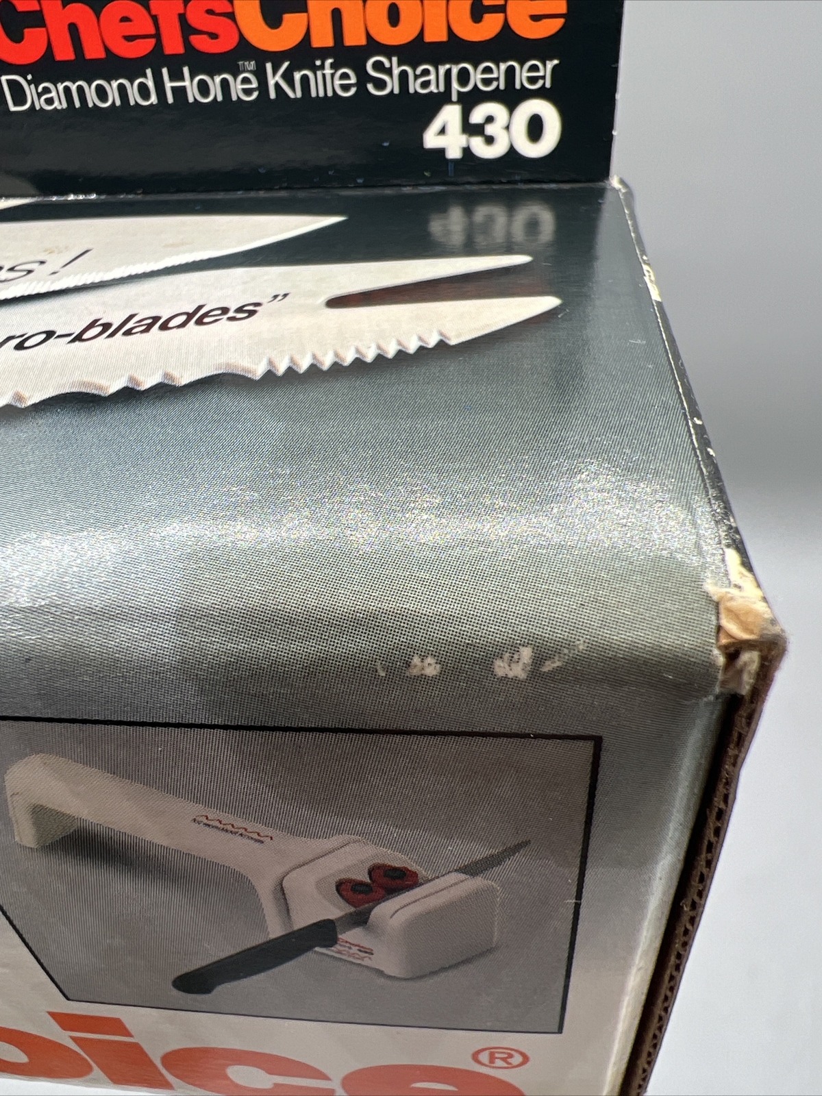 Edgecraft Chef Choice 430 Manual Serrated Knife Sharpener White