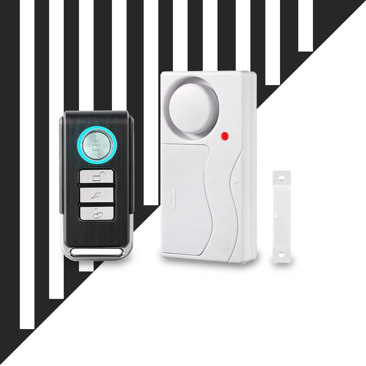 Magnetic Door Bell Loud Burglar Alarm Window Home Shop Shed Security With Remote