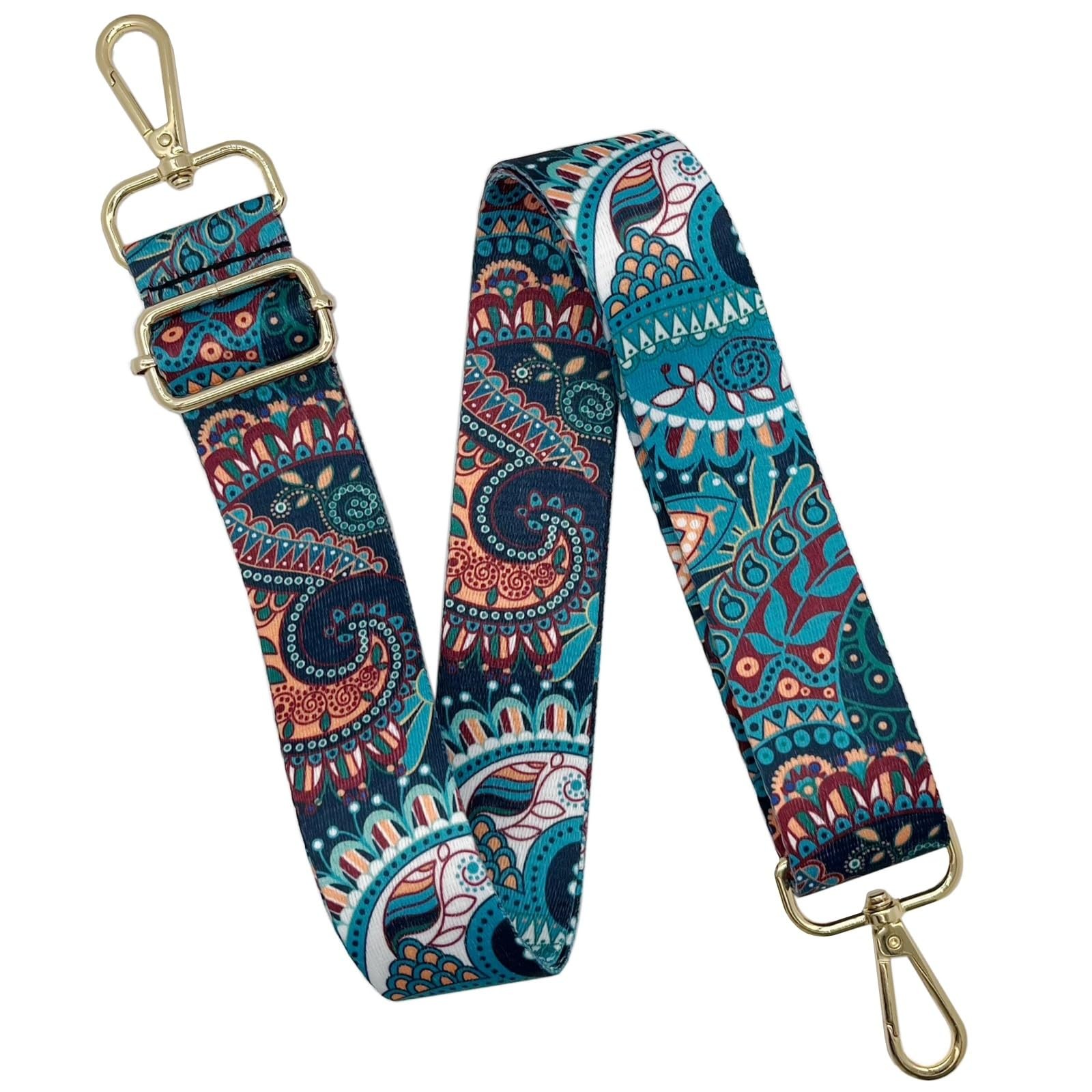 Canvas Purse Strap 1.5" Wide Handbag Purse Strap Adjustable Canvas Replacemen...